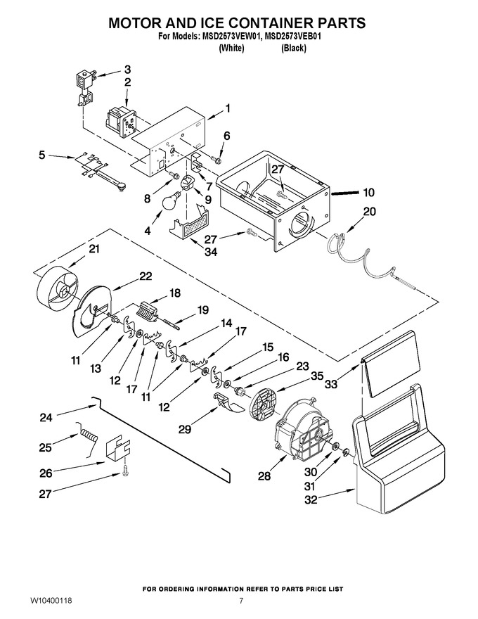 Diagram for MSD2573VEB01