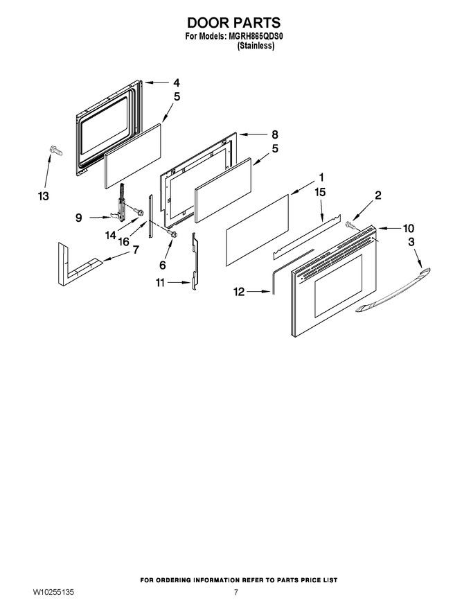 Diagram for MGRH865QDS0