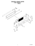 Diagram for 02 - Control Panel Parts
