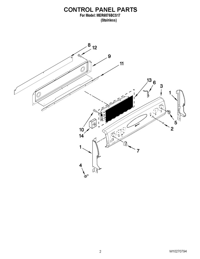 Diagram for MER6875BCS17