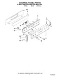 Diagram for 02 - Control Panel Parts