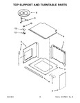 Diagram for 09 - Top Support And Turntable Parts