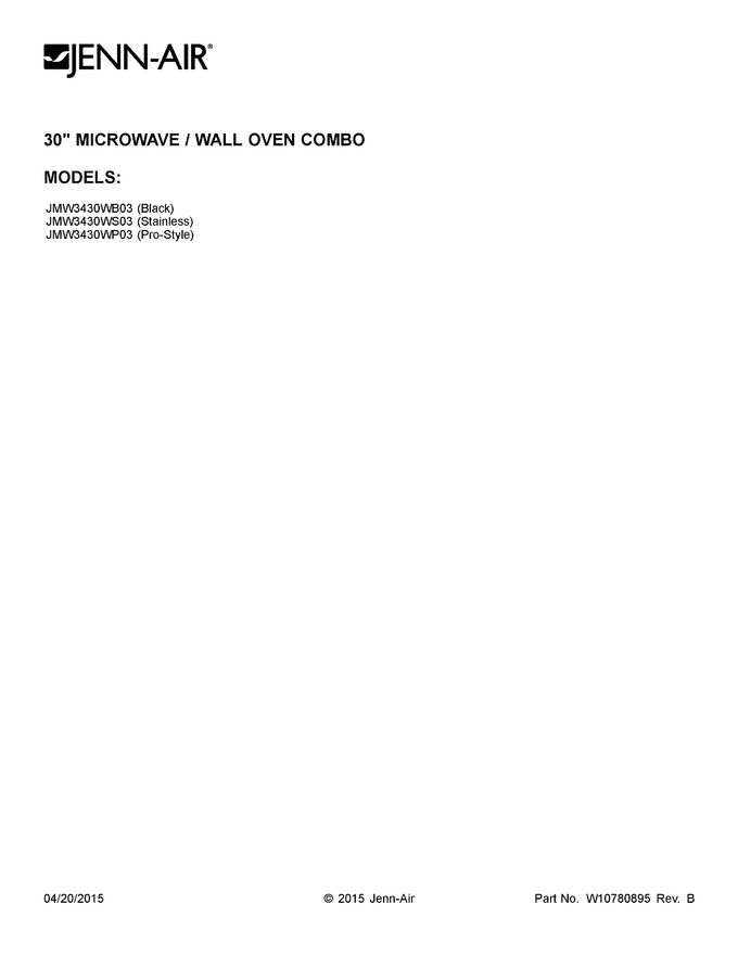 Diagram for JMW3430WB03