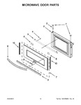 Diagram for 08 - Microwave Door Parts