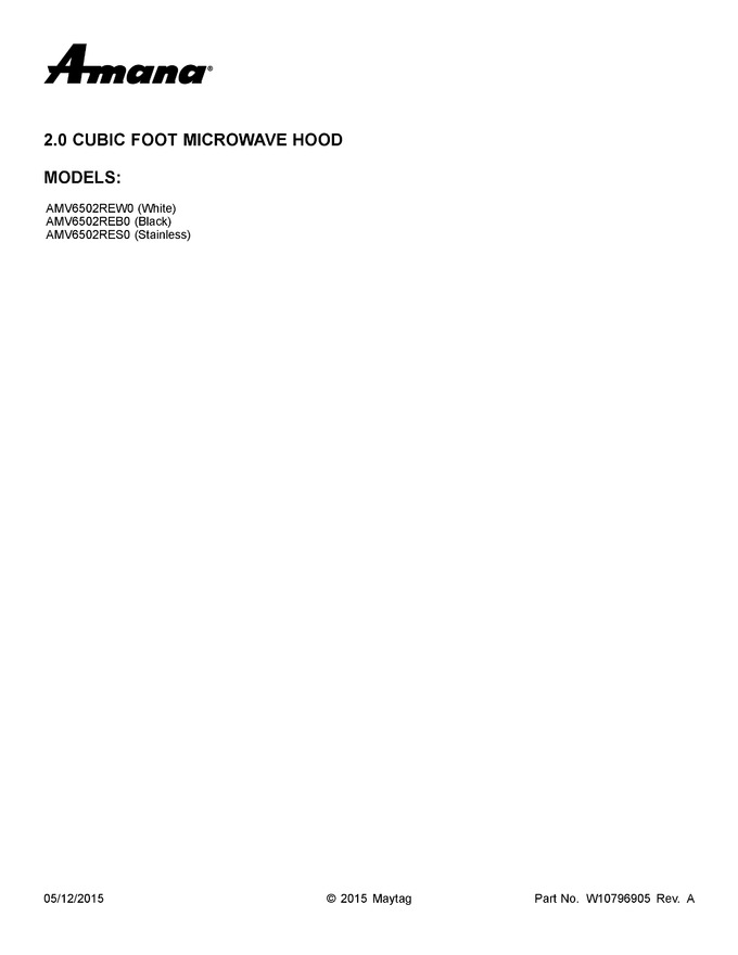 Diagram for AMV6502RES0