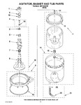 Diagram for 10 - Agitator, Basket And Tub Parts