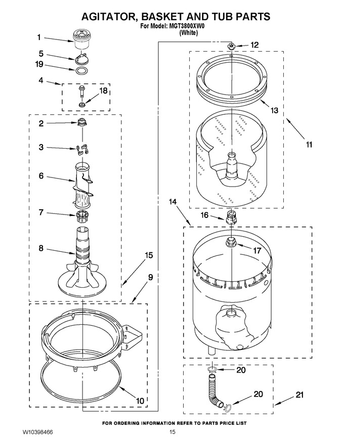 Diagram for MGT3800XW0