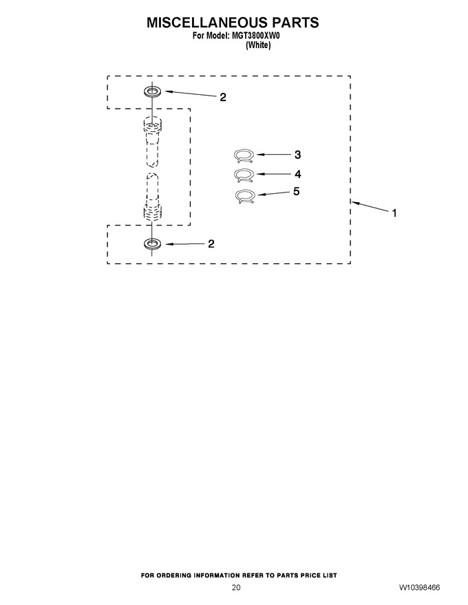 Diagram for MGT3800XW0