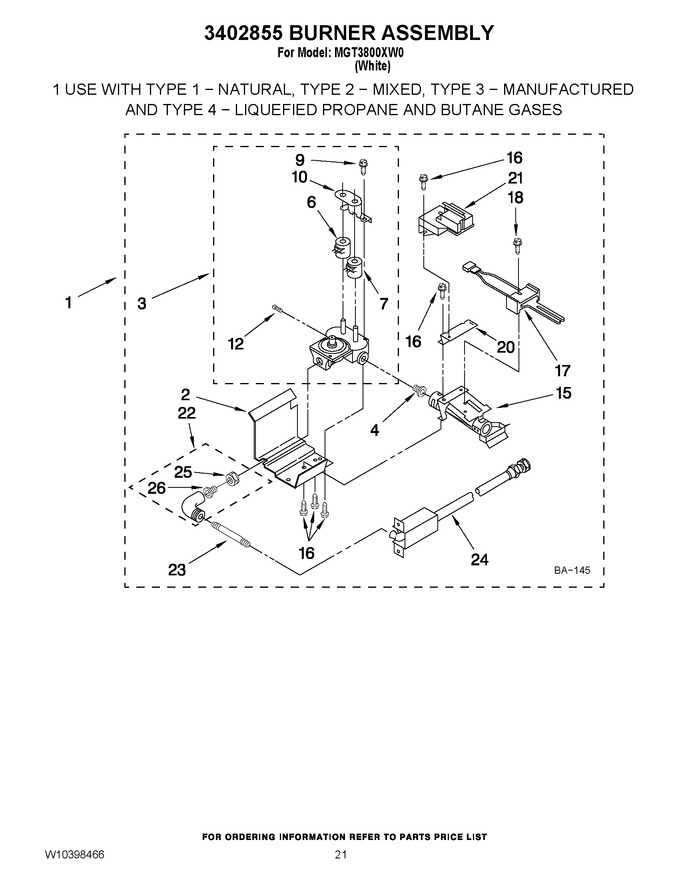 Diagram for MGT3800XW0