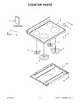 Diagram for 02 - Cooktop Parts