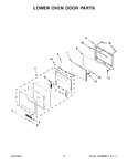 Diagram for 05 - Lower Oven Door Parts