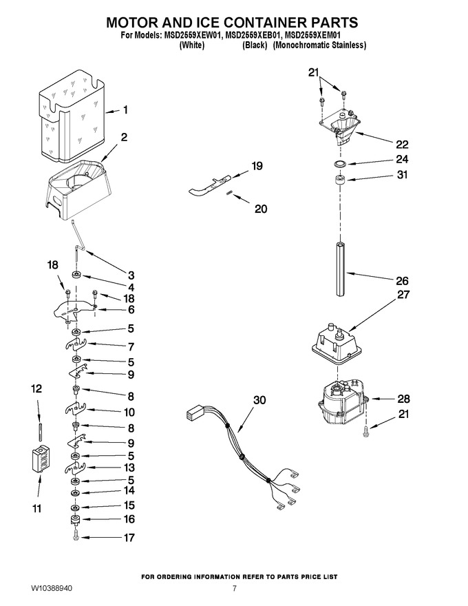 Diagram for MSD2559XEW01