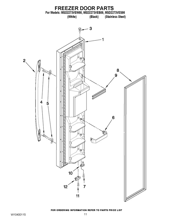 Diagram for MSD2273VES00