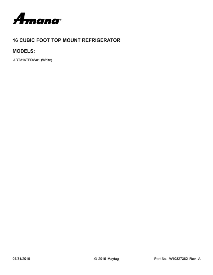 Diagram for ART316TFDW01