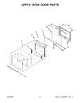 Diagram for 04 - Upper Oven Door Parts
