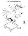 Diagram for 02 - Top And Console Parts