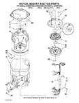 Diagram for 03 - Motor, Basket And Tub Parts