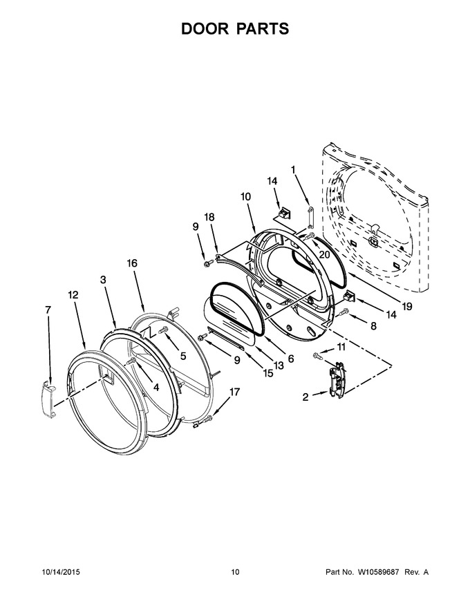 Diagram for MDG28PRCWW0