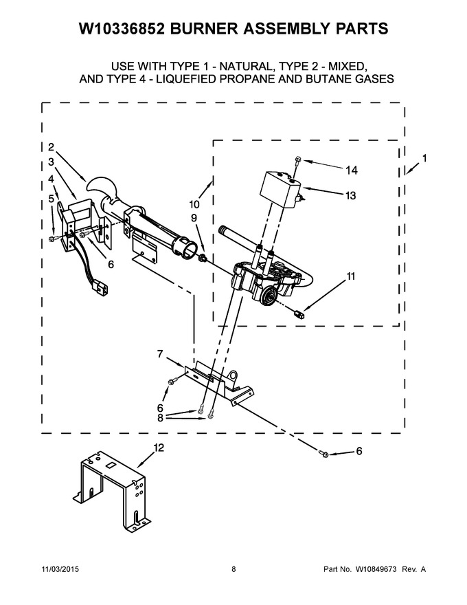 Diagram for MGDC555DW2