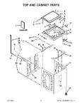 Diagram for 02 - Top And Cabinet Parts