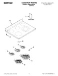 Diagram for 01 - Cooktop Parts