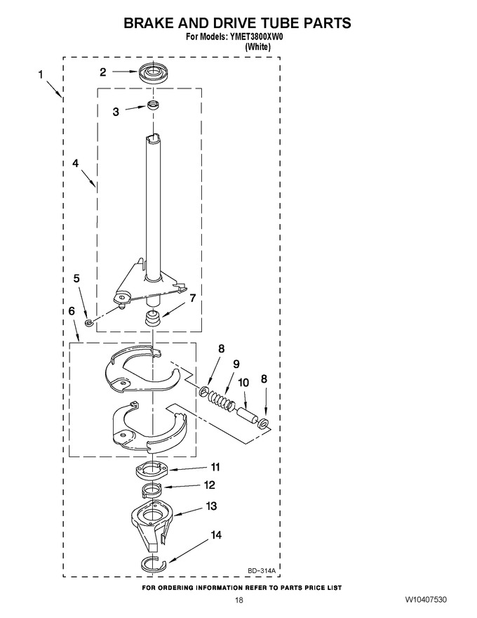 Diagram for YMET3800XW0