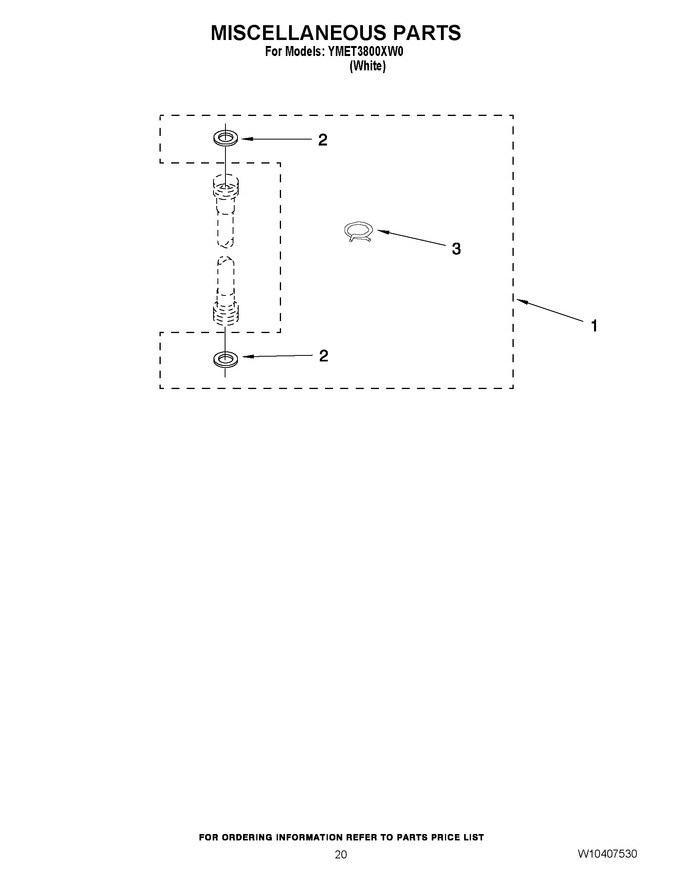 Diagram for YMET3800XW0