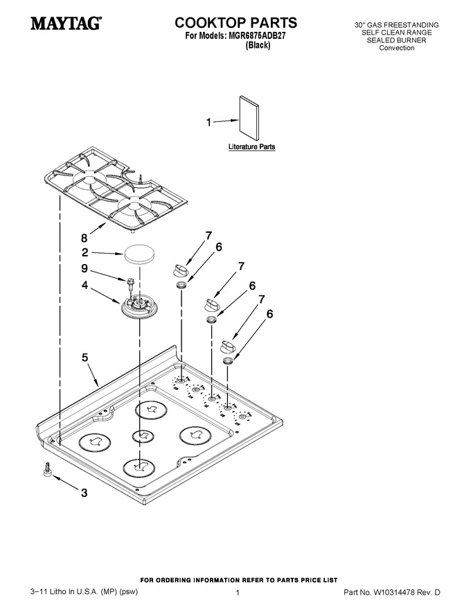Diagram for MGR6875ADB27