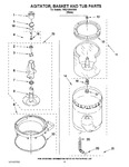 Diagram for 10 - Agitator, Basket And Tub Parts