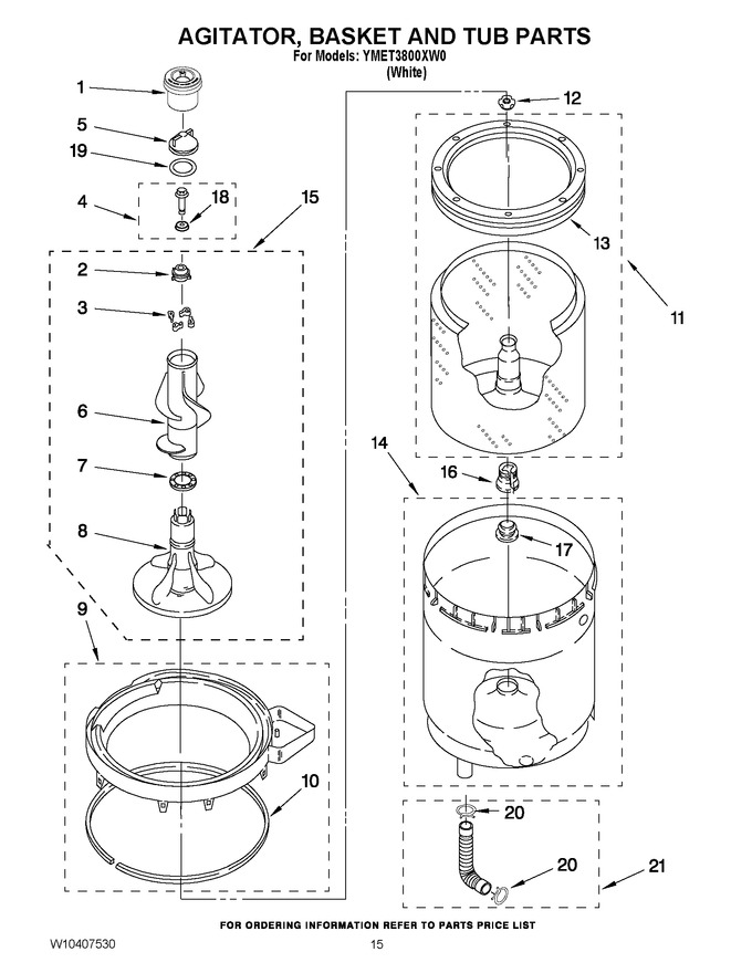 Diagram for YMET3800XW0