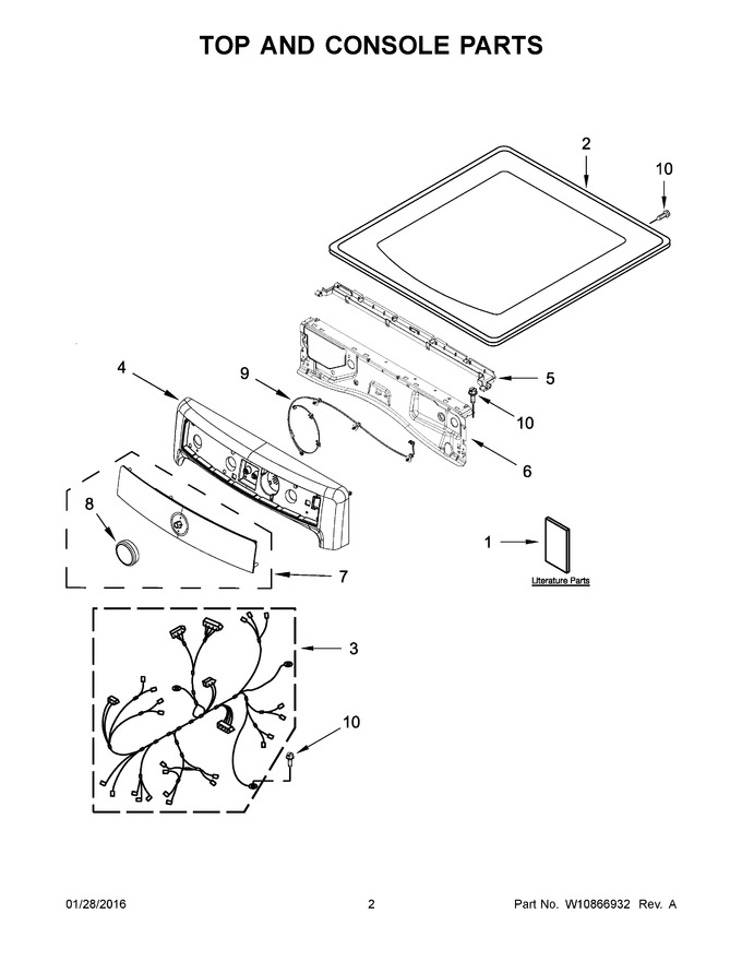 Diagram for MED5500FW0