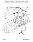 Diagram for 02 - Control Panel And Separator Parts