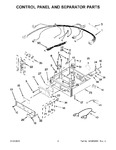 Diagram for 02 - Control Panel And Separator Parts