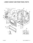 Diagram for 03 - Lower Cabinet And Front Panel Parts