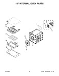 Diagram for 11 - 18" Internal Oven Parts