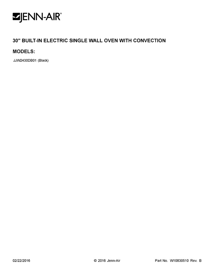 Diagram for JJW2430DB01