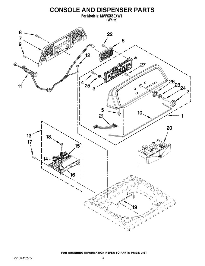 Diagram for MVWX550XW1