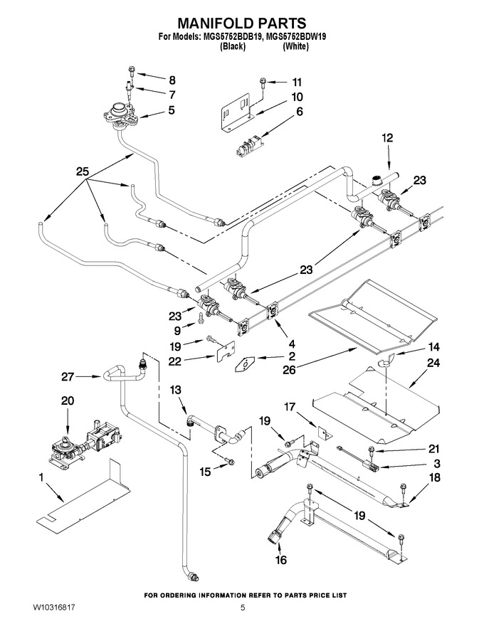 Diagram for MGS5752BDW19