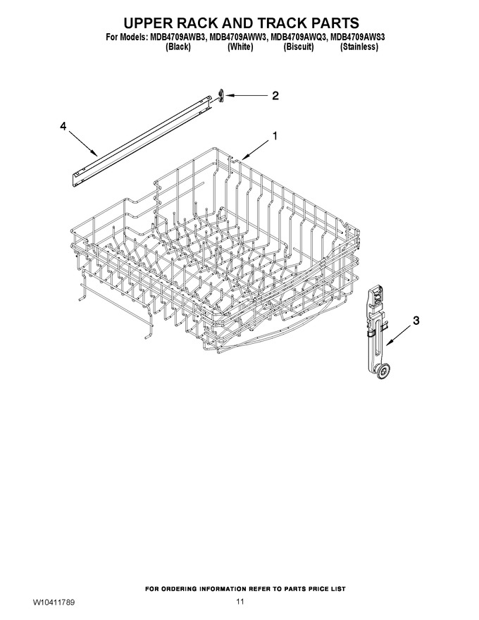 Diagram for MDB4709AWW3