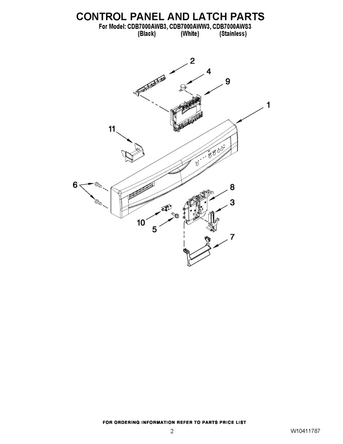 Diagram for CDB7000AWW3
