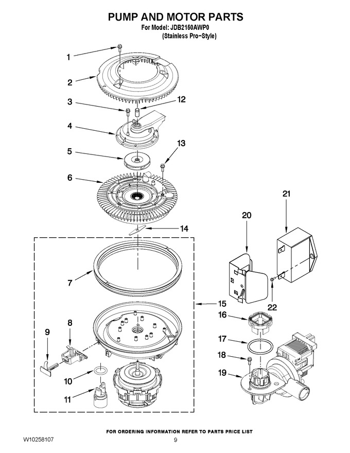 Diagram for JDB2150AWP0