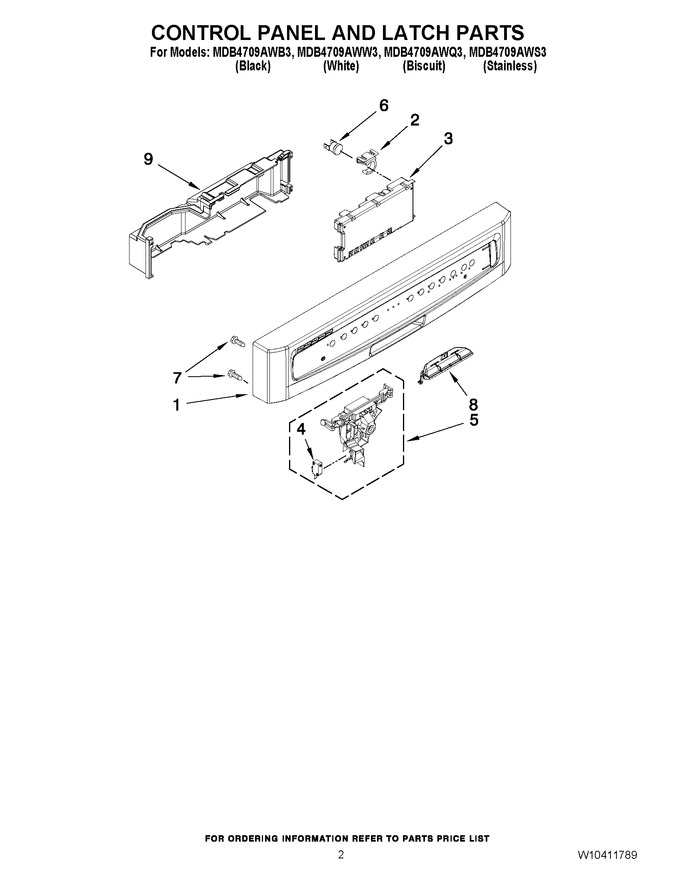 Diagram for MDB4709AWB3