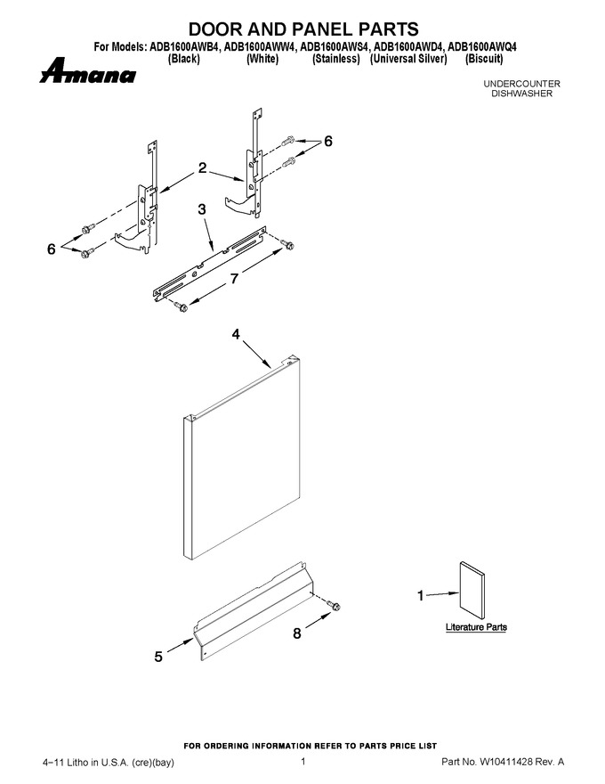 Diagram for ADB1600AWS4