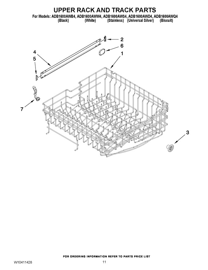 Diagram for ADB1600AWW4