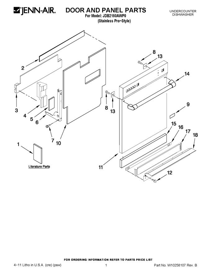 Diagram for JDB2150AWP0