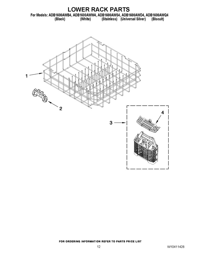 Diagram for ADB1600AWW4