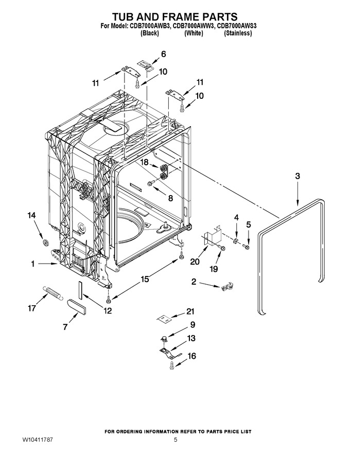 Diagram for CDB7000AWB3