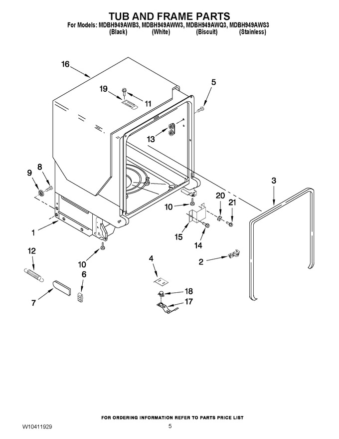 Diagram for MDBH949AWB3