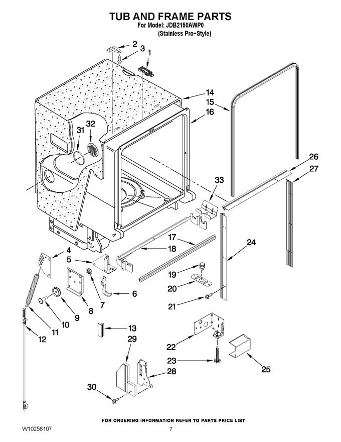 Diagram for JDB2150AWP0