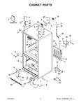 Diagram for 02 - Cabinet Parts